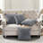Ribbed Flannel Square Pillow Cover-323035620