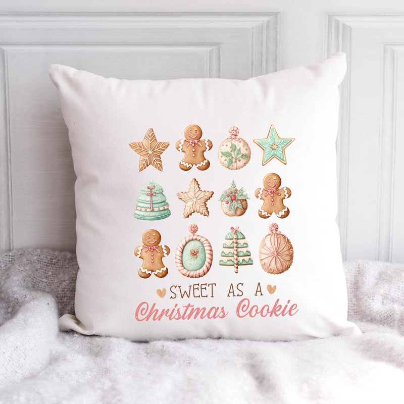 Coussin décoratif 09 Sweet Christmas, 18 po x 18 po