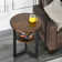 2-Tier Small Side End Table with Metal Frame