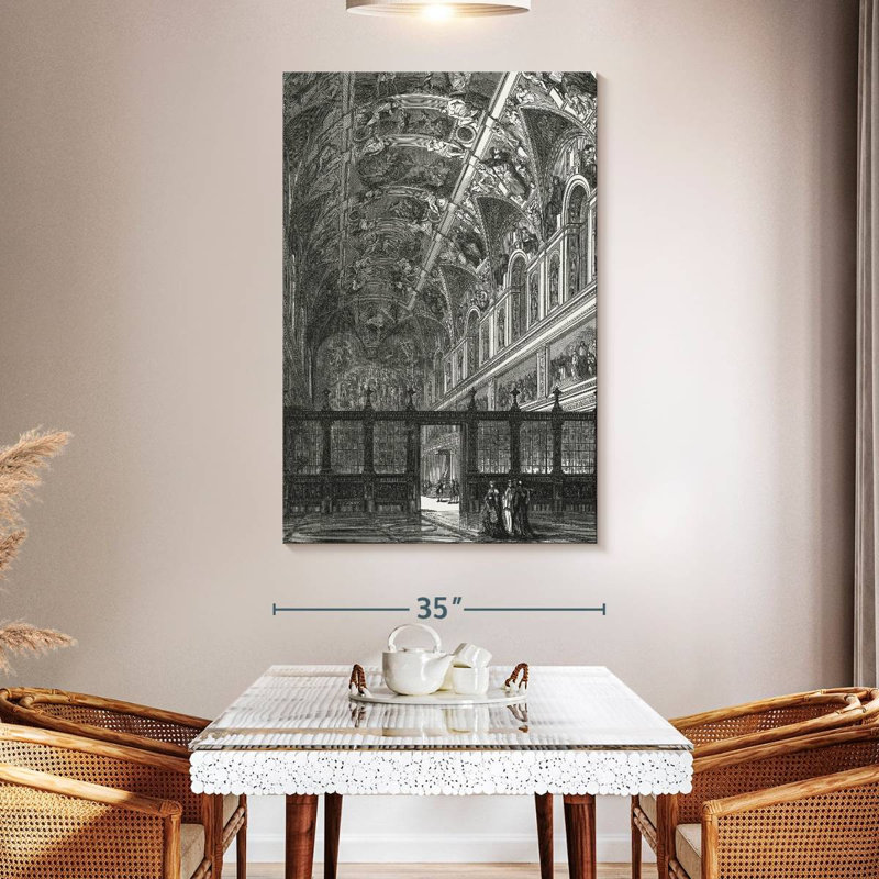 Lilie Sistine Chapel Ceiling, 51" H x 34" W