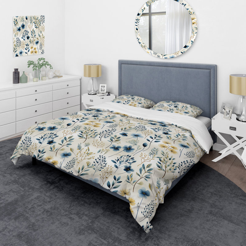 Literie Natural I Fusion I, Housse de couette pour grand lit et 2 taies décor