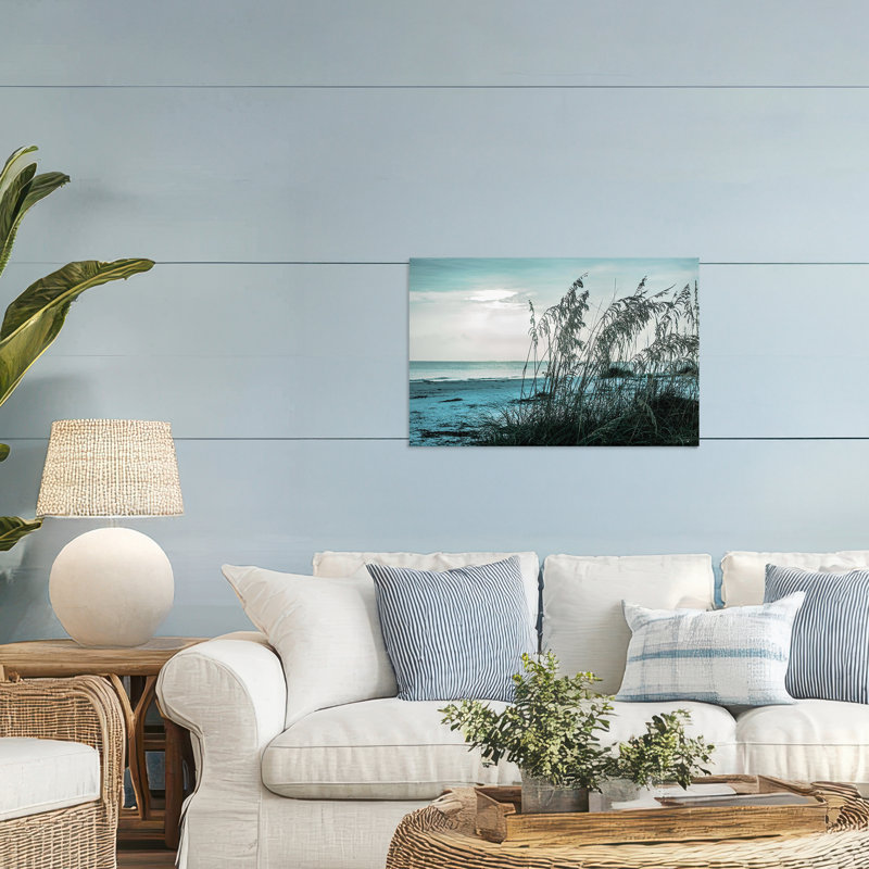 «Turquoise Waters Horizon», conception par Seven Trees Design, H 24 po x l 36 po
