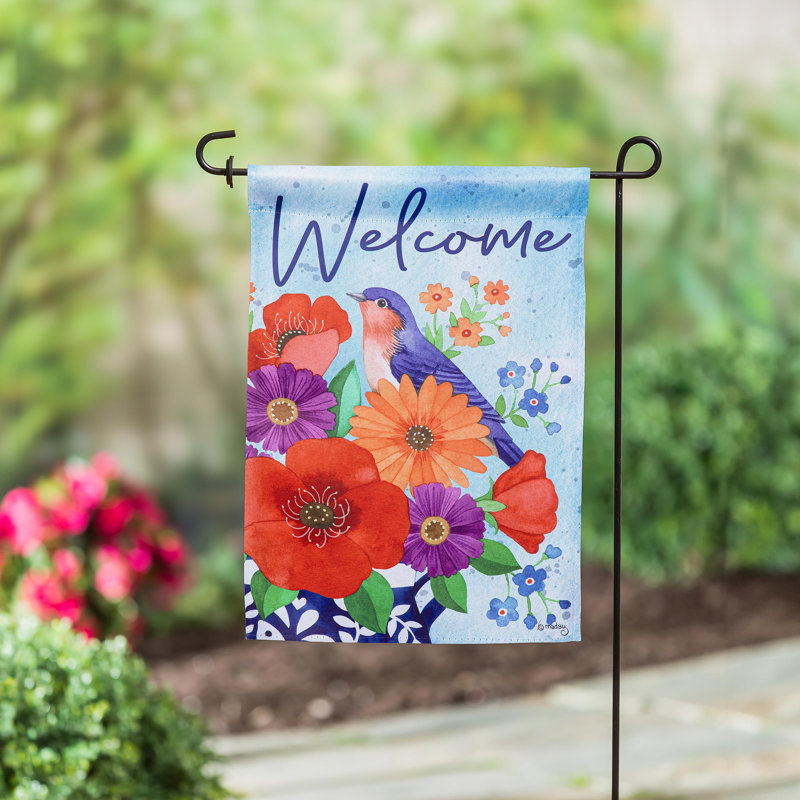 Drapeau de jardin Bluebird Blooms