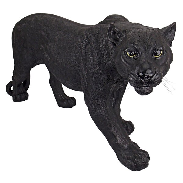Vintage Brass Leopard Figurine Solid Metal Spotted Panther