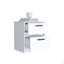 2 Drawers Nightstand , End Table, Side Table Metal Handles-830580033