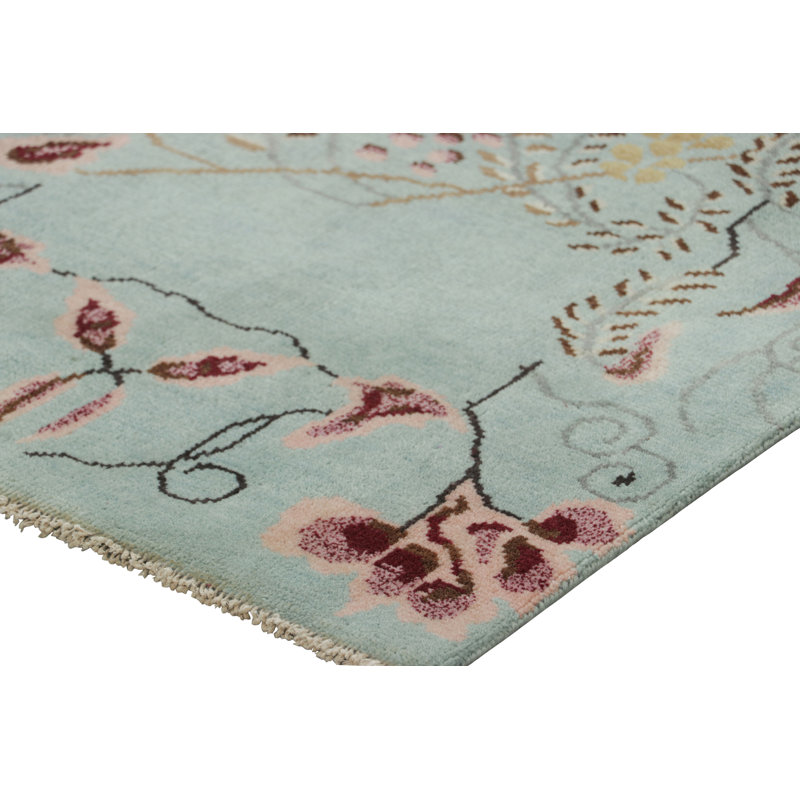 One-of-a-Kind 2'1x6' Hand Knotted Area Rug