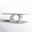 Bobbyetta Marble Top Metal Base Dining Table-1335945510-1335945528