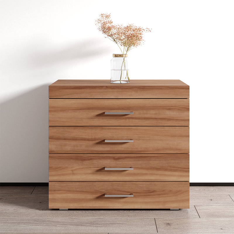 Commode 4 tiroirs Valere, Brun