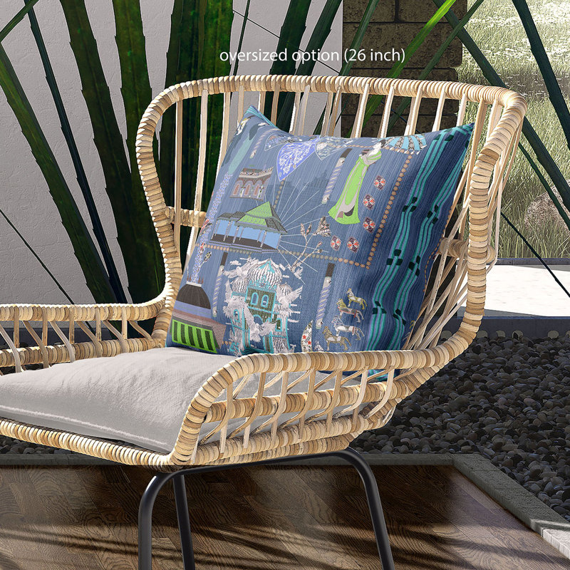 Housse et insert de coussin décoratif en polyester, 20 po x 20 po