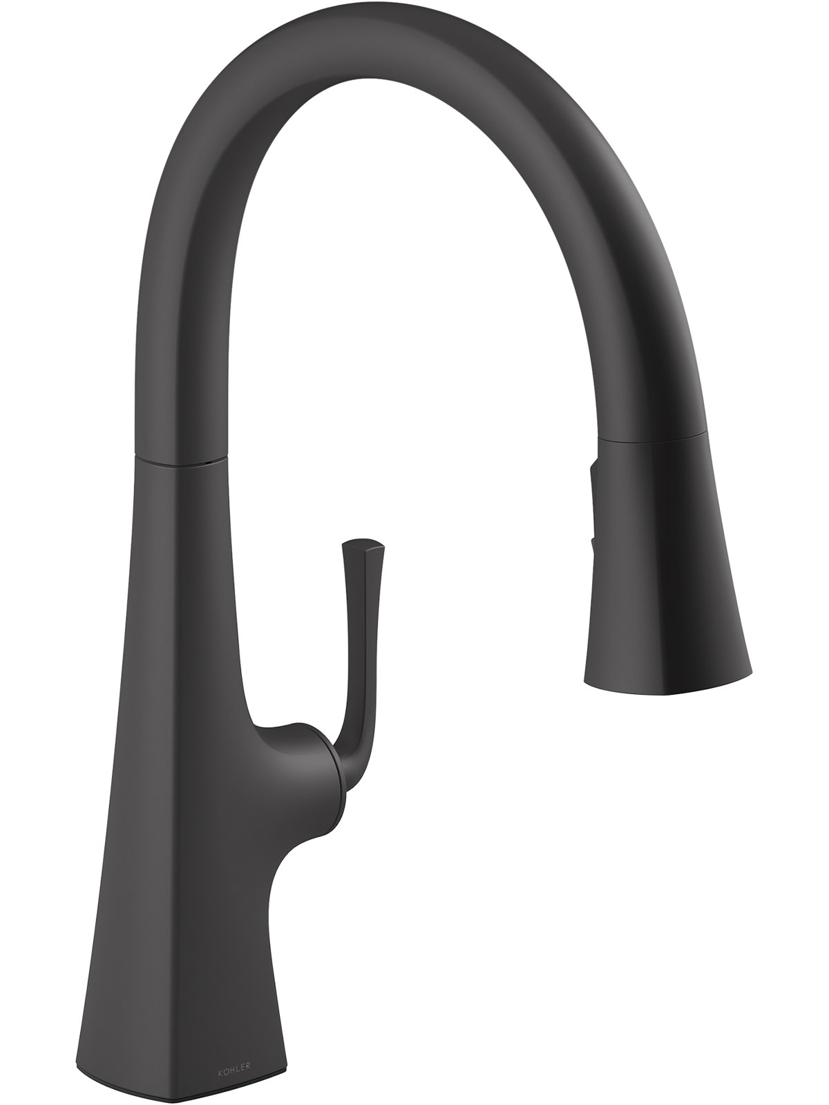 Graze Pull-Down Faucet with Accessories, Matte Black
