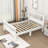 Domonick Wooden Platform Bed with Headboard-723983692-723983693