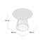 Arilla Round Glass Top Dining Table