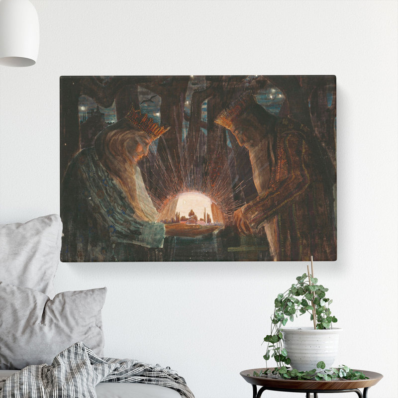 Fairy Tale of Kings by Mikalojus Konstantinas - Wrapped Canvas Painting, 35cm H x 50cm W x 3cm D