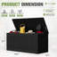 Boîte de rangement en résine 82 gallons-132202805