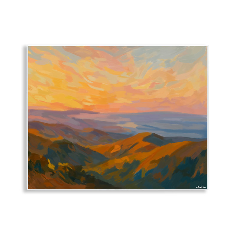 «California Sunset Landscape» par Amelia Noyes