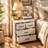 23.6" W 4-Drawer Nightstand, Large Bedside Storage Chest with Wood Grain Finish for Bedroom, Living Room and Home Organization