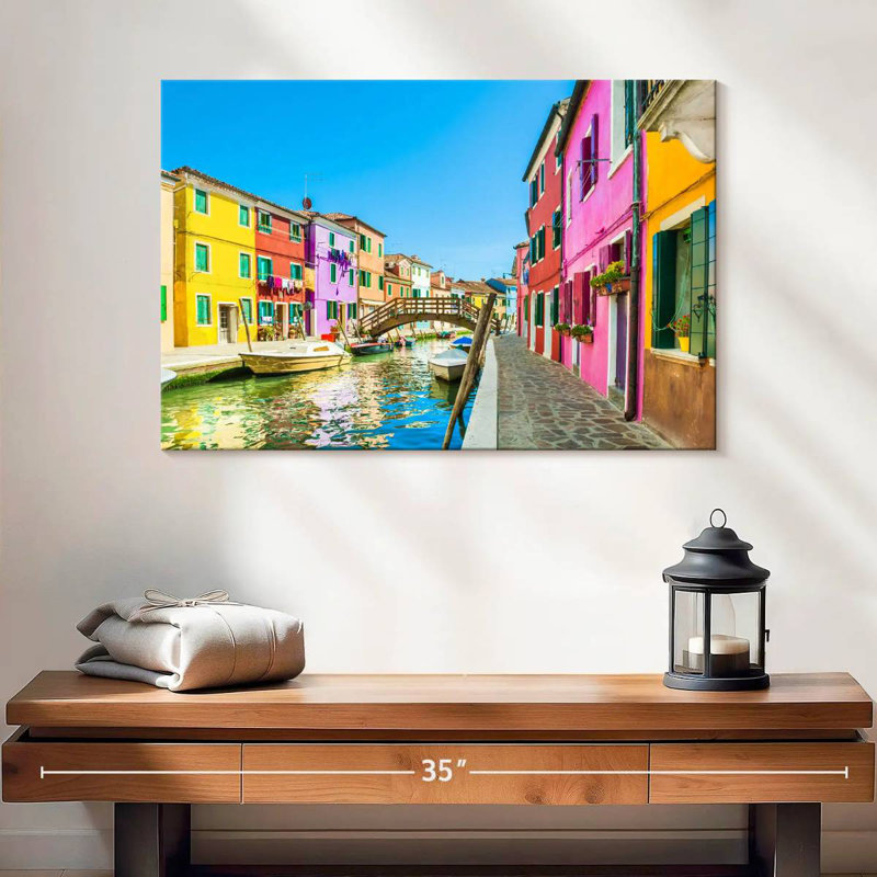 Maisons de rue Kavia Burano, H 16 po x l 24 po