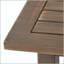 Table de bout en bois d'acacia Selma - Finition grise