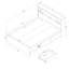 Fusion Full Bed And Headboard Set Pure White