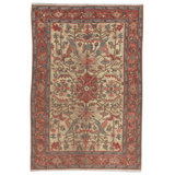 Hand-Knotted High-Quality Orange and Camel Area Rug