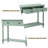 Floriean Rustic Vintage Farmhouse Style Console Table - 2 Drawers, Bottom Shelf-1367979146