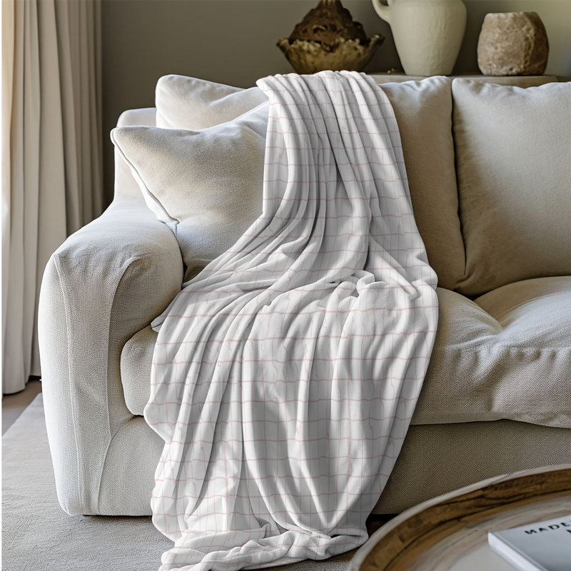 Blush Bands - 1 pièce Sherpa Premium, L 60 po x L 80 po