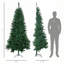 Demi-arbre de Noël artificiel 7 pi