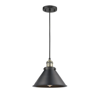 Luminaire suspendu conique 1 lumière Stonecrest