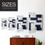 Série ABSTRACT DCC-XXXII - Impression encadrée de qualité supérieure - Prêt à être accroché - Aucun clou requis-215247639-215247632