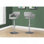 Tabouret de bar, pivotant, hauteur de bar, réglable, métal chromé, tissu gris, contemporain, moderne