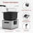 1800W 5 Liters/21 Cups Large Electric Deep Fryer with 3 Frying Baskets for Home Use, Adjustable Temperature,View Window Lid,Countertop Stainless Steel Body Deep Fryer Pot,Perfect for Kitchen, Fry Fish-112384124