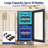 15" Dual Zone Wine Cooler, 30 Bottle Built-In or Freestanding Wine Refrigerator, Undercounter Wine Fridge with Reversible Door, Two Handle Options & Adjustable Shelves-118229006