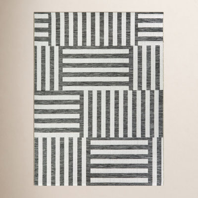 Pauling Charcoal Indoor/Outdoor Rug