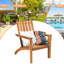Chaise Adirondack en bois massif Fronton