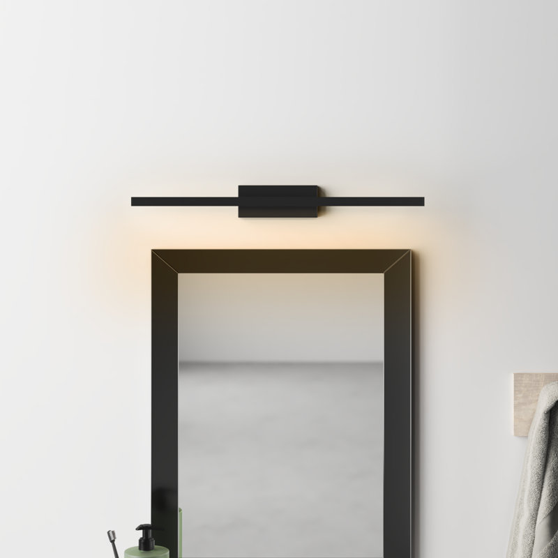 Rochelle Dimmable LED Bath Bar, 3000K, Black