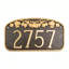 Plaque d'adresse murale 1 ligne-360073026