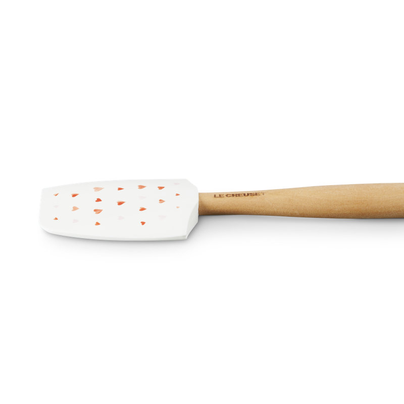 Le Creuset Craft Medium Spatula Mon Coeur White