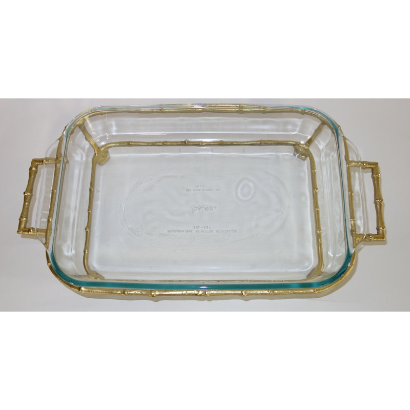 Plat de cuisson rectangulaire en verre pyrex 3 qts dessauhome