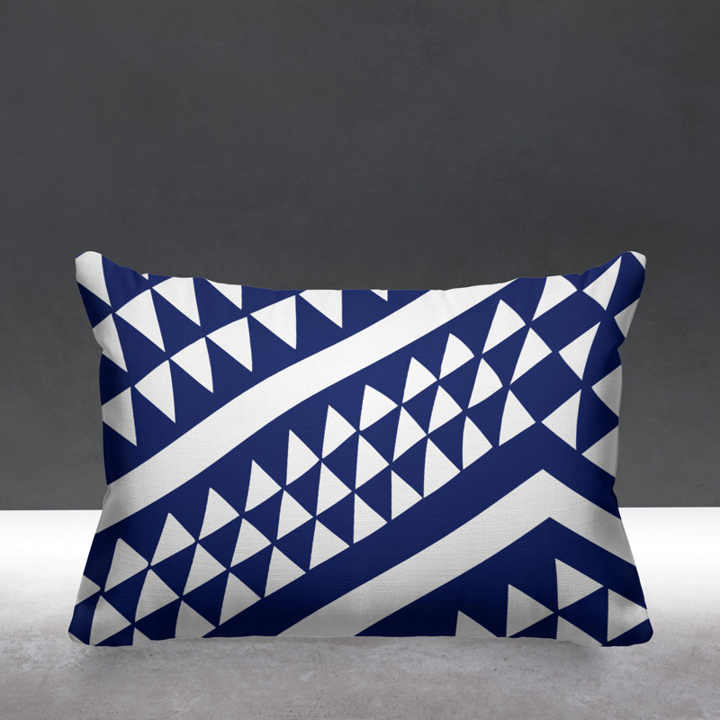 Housse de coussin d'extérieur carré et insert, Bleu marine, 15 po x 15 po