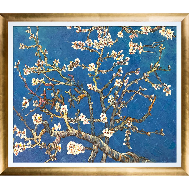 "Branches of a Almond Tree in Blossom", reproduction d'art sur toile, H 24 po x l 28 po x P 2 po, Spoleto