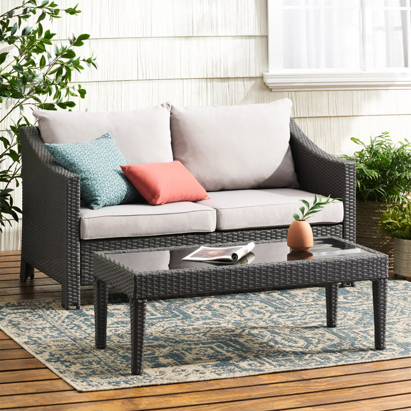 ANTIBES LOVESEAT & TABLE