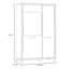 Cerallua Glass 102 cm W Display Cabinet