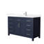 Beckett 54" Freestanding Single Bathroom Vanity with Quartz Top-349013798-349013792-349013795