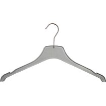 DesignStyles Clear Acrylic Clothes Hangers - 10 Pk - Bed Bath