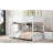 Bunk Bed With & Storage, Queen Over Queen, White Bed, - Reliable Construction Storage-1641180111