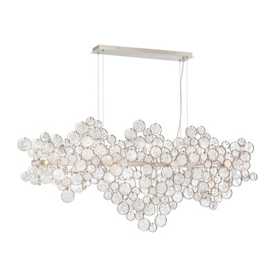 Trento 15 - Light Dimmable Modern Linear Chandelier