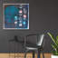 «Spiral Blooms Blue» par St. Hilaire Elizabeth-676470984