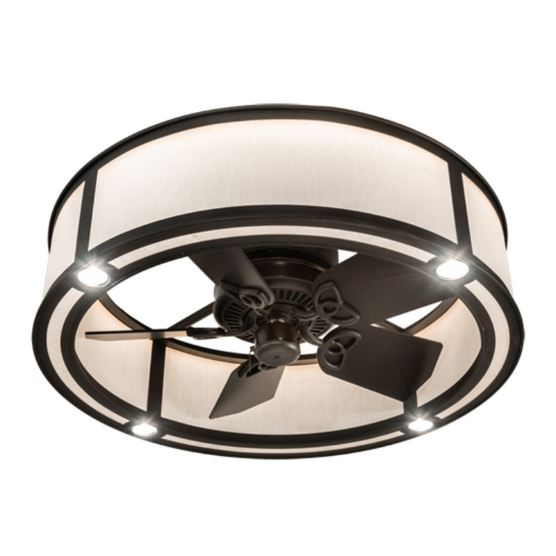 Ventilateur de plafond 30 po avec lumières DEL Dannae