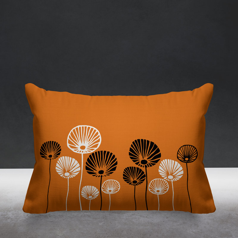 Coussin décoratif intérieur / extérieur Huber, Orange