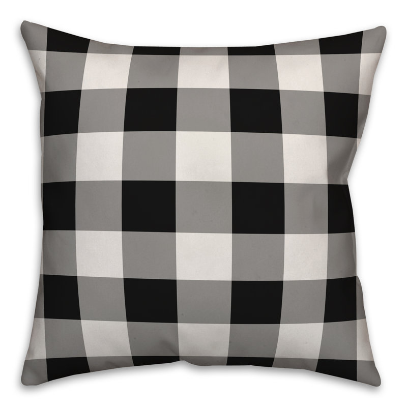 Housse et insert de coussin carré S Chassiti Buffalo Check, Q